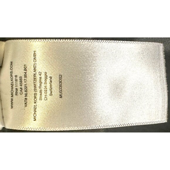 MICHAEL Michael Kors Womens Faux Leather Leggings Stretch Pants Black Size 2 - Picture 12 of 15